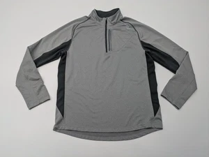 Saucony Running 1/4 Cremallera Chaqueta Pullover Hombre Ventilado Gris Rendimiento Abrigo - Imagen 1 de 12