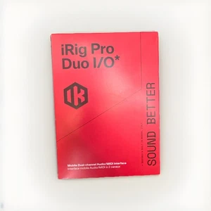 NEW! iRig Pro Duo I/O USB audio interface, TRS balanced & headphones outputs - Picture 1 of 1