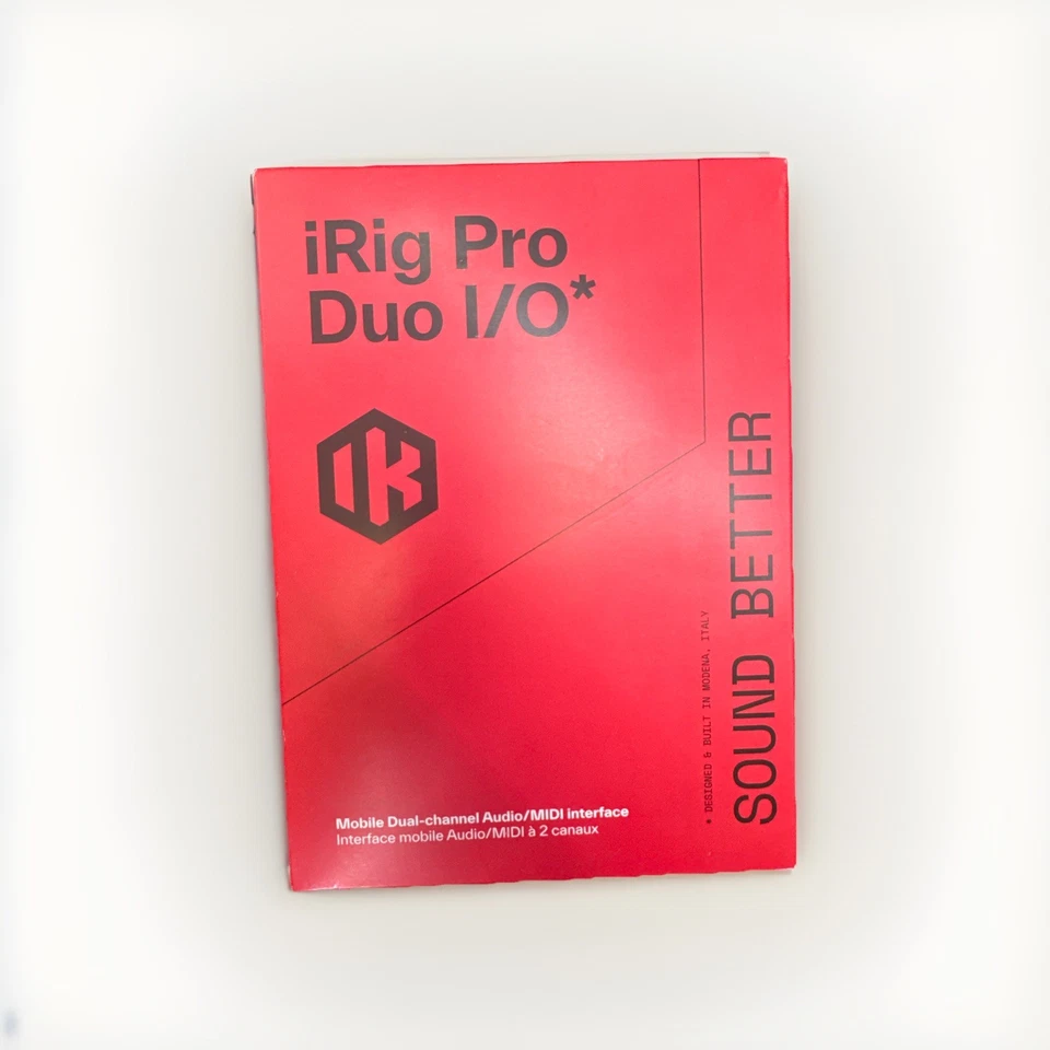 NEW! iRig Pro Duo I/O USB audio interface, TRS balanced & headphones outputs - Image 1 of 1
