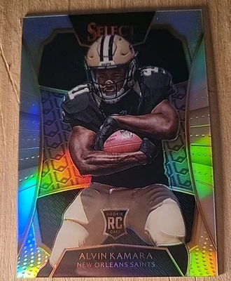 🏈 2016 Panini Select Silver XRC #10 ALVIN KAMARA Rookie (RC) Saints  - Image 1 of 3