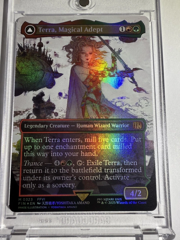 Terra, Magical Adept (Borderless) Final Fantasy Foil MTG - Image 1 of 4