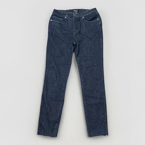 Judy Blue Jeans Damen 11 30 Blau Slim Fit Raw Hem Ausgefranste Denim Hose 30x28 - Bild 1 von 10