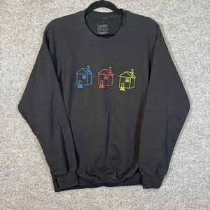 Harry Styles 2022 Sweatshirt Adult Medium Love On Tour 3 House Black Pullover - Picture 1 of 9