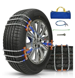 Portable Damping Cable Tire Chain, Anti-Skid Driving Stability Tire Traction... - Picture 1 of 5