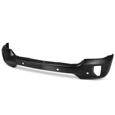 Barra frontal de parachoques Fit 16-19 Silverado 1500 LD negra con luz antiniebla + orificios de sensor Foto 1 de 4