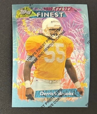 Derrick Brooks 1995 Topps Finest ROOKIE #193 - Tampa Bay Buccaneers  Foto 1 de 2
