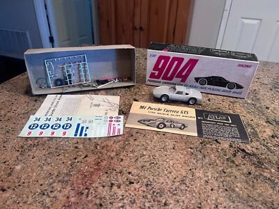 Vintage 1/32 Atlas 904 Porsche Carrera GTS Slot Car With box see photos - Image 1 of 4