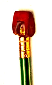 "PNEUMATIC ~ American Pencil Co. Made in U.S.A/Pat. ...~504" Grün/Wt. Kanten Bleistift - Bild 1 von 22