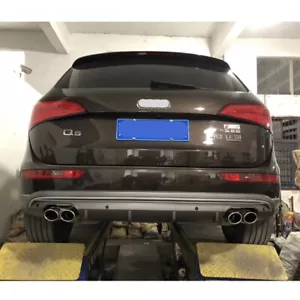 Difusor trasero para Audi Q5 8R Sline SQ5 2013-2017 gris parachoques con puntas - Imagen 1 de 10
