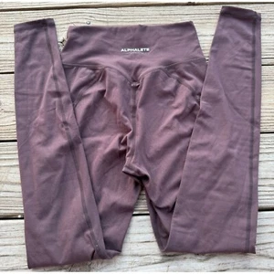 Alphalete Alphalux Leggings klein lila Seitentaschen Damen - Bild 1 von 5