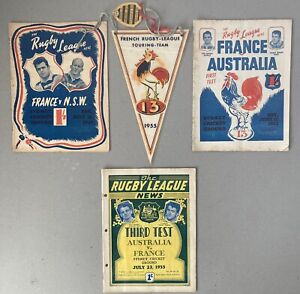 vintage rugby league memorabilia
