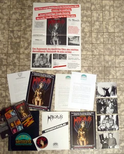 METROPOLIS German PRESS-KIT Map + LOT Uhrenbeschreibung FRITZ LANG Helm RR ́85 - Bild 1 von 1