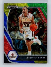 2021  Panini Prizm Choice Draft Picks #56 Stephen Curry Blue Yellow Green