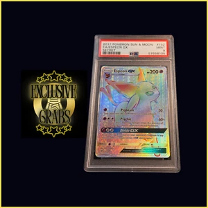 Espeon GX - Hyper Rare - Sun & Moon Base Set - 152/149 - PSA 9 - Picture 1 of 3