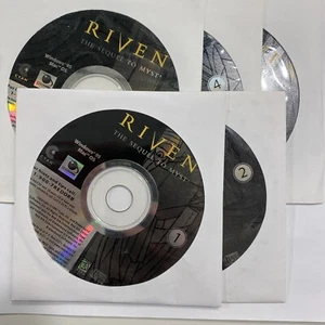 Riven The Sequel to Myst PC & Mac Game 1997 - All 5 Discs - Picture 1 of 3