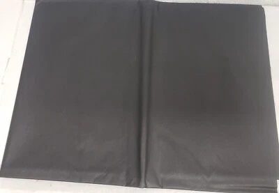 Thin Peva Vinyl Tablecloth 52"x70" Oval (4-6 people) SOLID BLACK COLOR,GR - Image 1 of 4