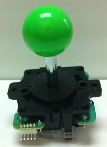 Japan Sanwa Joystick Green Ball Top Arcade Parts JLF-TP-8Y-G - Picture 1 of 2