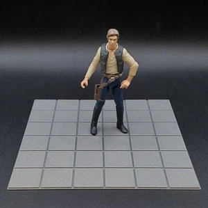 PIASTRELLA PAVIMENTO PERSONALIZZATA per 3,75" 1:18 personaggio star wars diorama DISPLAY GI JOE (H14) - Foto 1 di 2