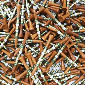 3 1/4 2 3/4 Zoll Holz Bambus Langlebig Biologisch Abbaubar Golf Tees 100 - Bild 1 von 11
