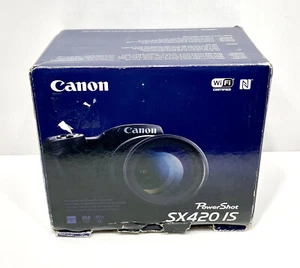Canon PowerShot SX420 IS (20.0 MP) (Black) (PSSX420IS [BK]) (NIB) - Picture 1 of 3