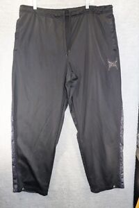 Tapout Mens MMA Activewear Pants w/ Drawstring - Size 2XL - Black