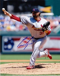 LANCE LYNN ST. LOUIS CARDINALS ACTION SIGNED 8x10 - Picture 1 of 1