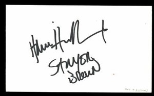 Gregg Hobie Hubbard signed autograph 3x5 card Sawyer Brown Band Member R816