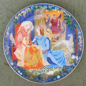 Plato de colección, Anna Perenna, Lancelot y Ginebra, n.º de 7500 unidades - Imagen 1 de 3