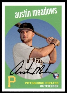 2018 Topps Archives Austin Meadows Rookie Pittsburgh Pirates #19 R95 - Picture 1 of 2