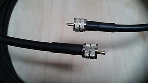 US MADE LMR-400 PL259 UHF Male to PL259 Male Ham Radio (CNT- 400) 50 FT - Picture 1 of 2