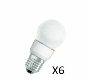 6 Stück OSRAM LED Tropfenlampen Deco Farbwechsel 0,5W E27 Matt 25000 St - Bild 1 von 1