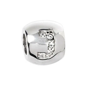 MORELLATO CHARMS DROPS J WHITE CRYSTAL COMPONIBILE SCZK8 NUOVO - Imagen 1 de 1