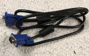 VGA SVGA 5FT Monitor, Projector 15pin Male to Male Connection Generic Cable - Picture 1 of 3