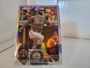 2023 Topps Chrome Update #USC120 Cooper Hummel Sepia Refractor Seattle Mariners  - Picture 1 of 2