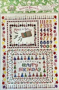 Susan Branch Birthday Sticker Frames NIP Scrapbook Photo - Picture 1 of 2
