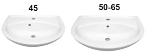 Lavabo de mano DIANA O100 Vitra 45,50,55,60,65cm blanco - Imagen 1 de 6