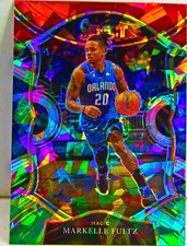 Markelle Fultz 2020-21 Select Red White Green Cracked Ice Prizm Card #52 Concrse