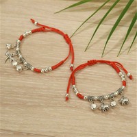 Lucky Handmade Feng Shui Red String Rope Woven Bracelet Friendship Wristbands