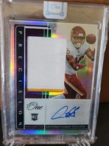 2020 Panini One Antonio Gandy-Golden Precision Patch Auto /49 RC Washington - Picture 1 of 2