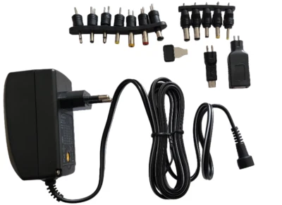 Universal Netzteil 3-12V, 2250 mAH (3 4,5 5 6 7,5 9 12V) mit USB Adapter - Bild 1 von 4
