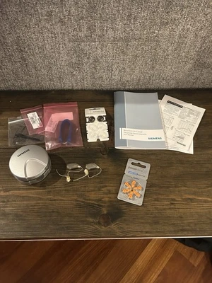 НАБОР СЛУХОВЫХ АППАРАТОВ SIEMENS PURE CARAT 701. С АКСЕССУАРАМИ И АККУМУЛЯТОРАМИ - Изображение 1 из 4