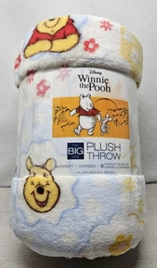 Disney Winnie The Pooh Oversized Supersoft Plush Throw By The Big One 60" X 72" - Picture 1 of 8
