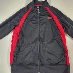 Nike Air Jordan 1 Retro 85 Wings Black Red Track Jacket Warm Up Coat Mens XL - Picture 1 of 9