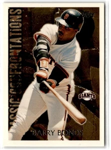 1996 Topps Classic Confrontations Barry Bonds #CC6 San Francisco Giants - Imagen 1 de 2