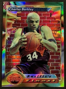 Charles Barkley 1993-94 Topps Finest Refractor #125 Phoenix Suns HOF - Picture 1 of 2