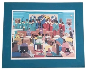 Authentic Varnette P. Honeywood “Jesus Loves Me” Signed Lithograph. See Descrip. - Picture 1 of 6