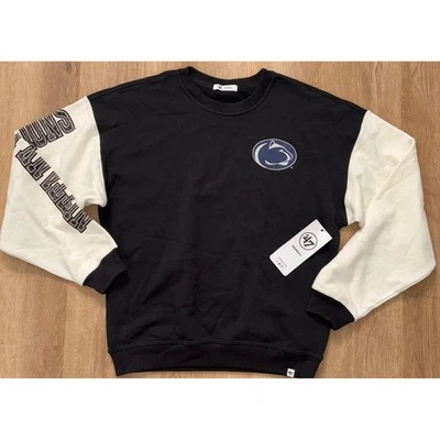 Sudadera para mujer Penn State Nittany Lions 47 marca nueva con etiquetas - mediana - negra/crema Foto 1 de 4