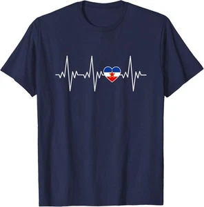 Camiseta con Capucha Bandera Yugoslavia Frecuencia Pulso o Latido del Corazón - Imagen 1 de 14