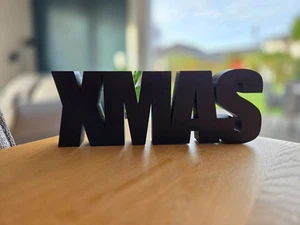 3D-Gedruckter XMAS Schriftzug – Moderne Weihnachtsdeko | PLA/PETG - Bild 1 von 2