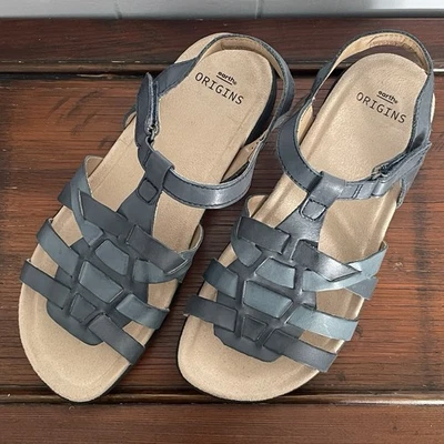 Sandalias Earth Origins Talla 8 Savoy Saralyn Admiral Azul Excelente Estado Foto 1 de 4
